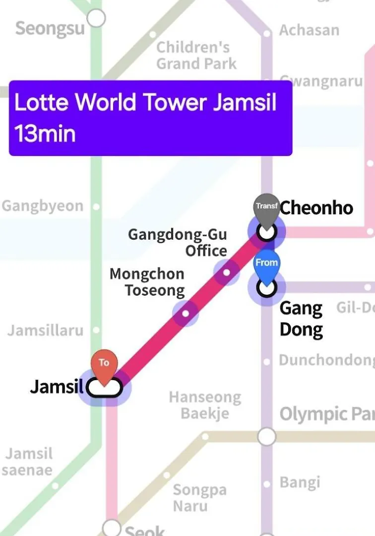 Marie House Seoul #Cheonho #Kspo #Olympichall #Kpop #Concert #Sungsimhospital #Worldtower #Coex #Olympicpark